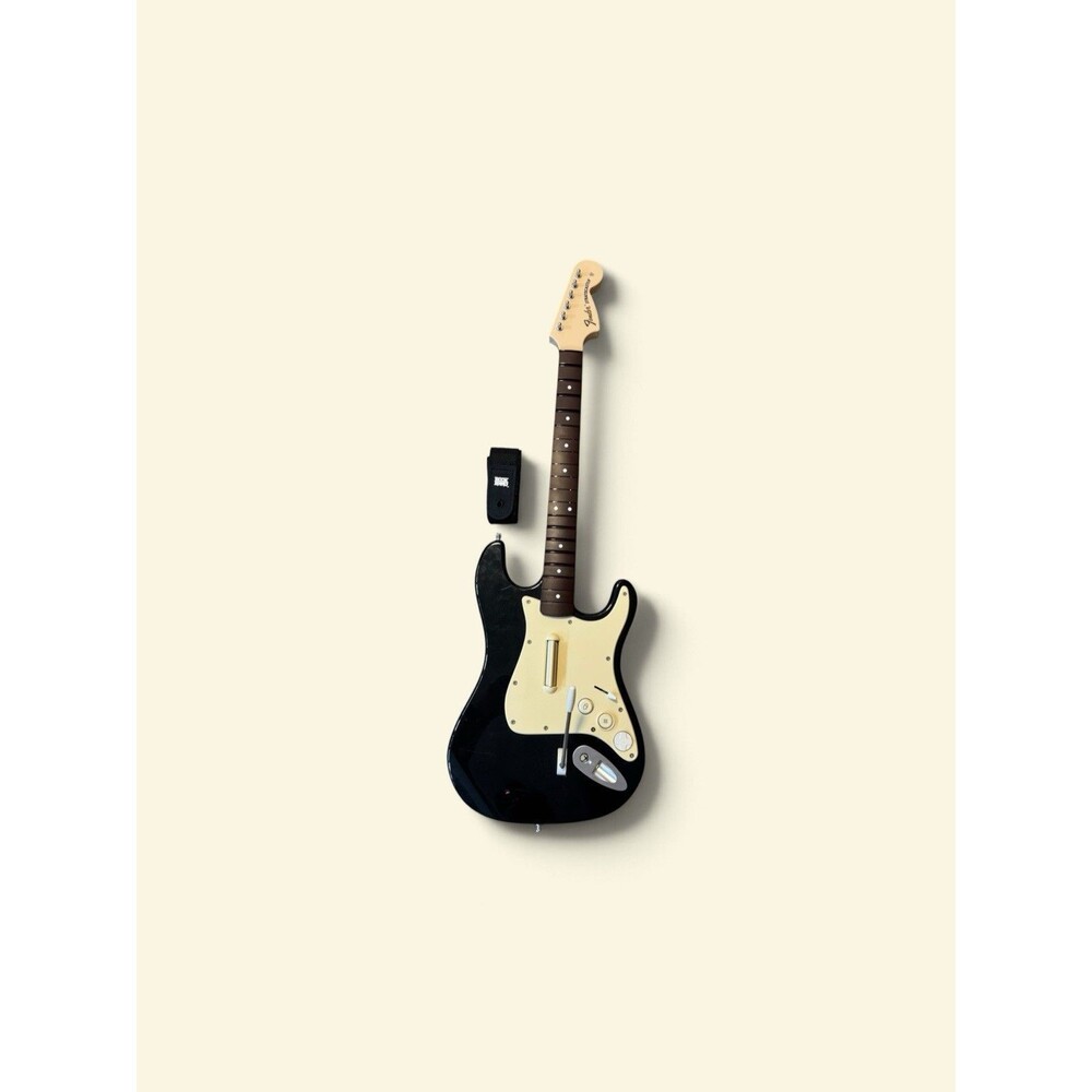 Rock Band 4 Fender Stratocaster Wireless Guitar Xbox One Tested Works 91161